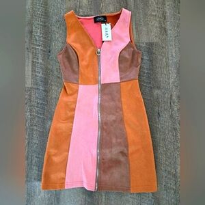 XS Colorblock Jumper Mini Dress